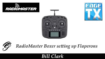 RadioMaster Boxer setting up Flaperons 3P & Momentary Switch