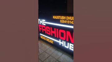 2d Board | All Types Name Boards & Metal Name Plates | Sign Board  | Neon Sign LED Display #shorts