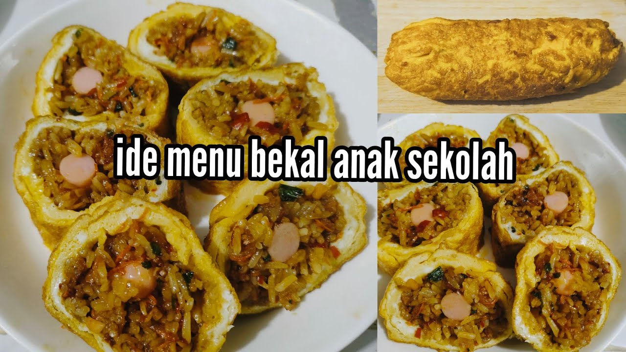 Telur Gulung Nasi Bekal Anak Sekolah