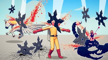 GIANT SHURIKEN SENSEI FALLING FROM THE SKY VS EVERY UNIT | TABS - Totally Accurate Battle Simulator