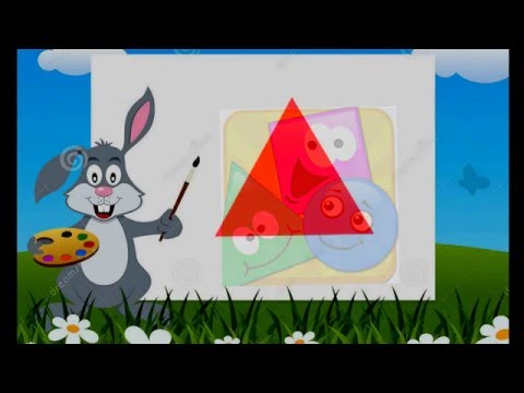 Video DẠY BÉ HỌC HÌNH HỌC ĐƠN GIẢN: Giúp bé nhận biết hình... - YouTube
