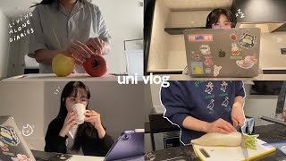 VLOG | Daily life of a uni student living alone with her cat 🐱