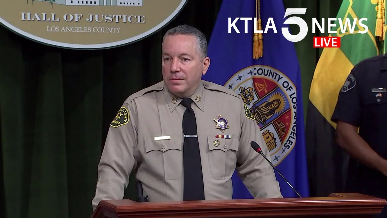 Los Angeles County Sheriff Other Law Enforcement Officials Address Protests Unrest In The Region