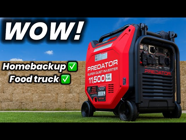 Is Harbor Freights Predator 11500 Watt Inverter Generator Worth The Money?  - YouTube
