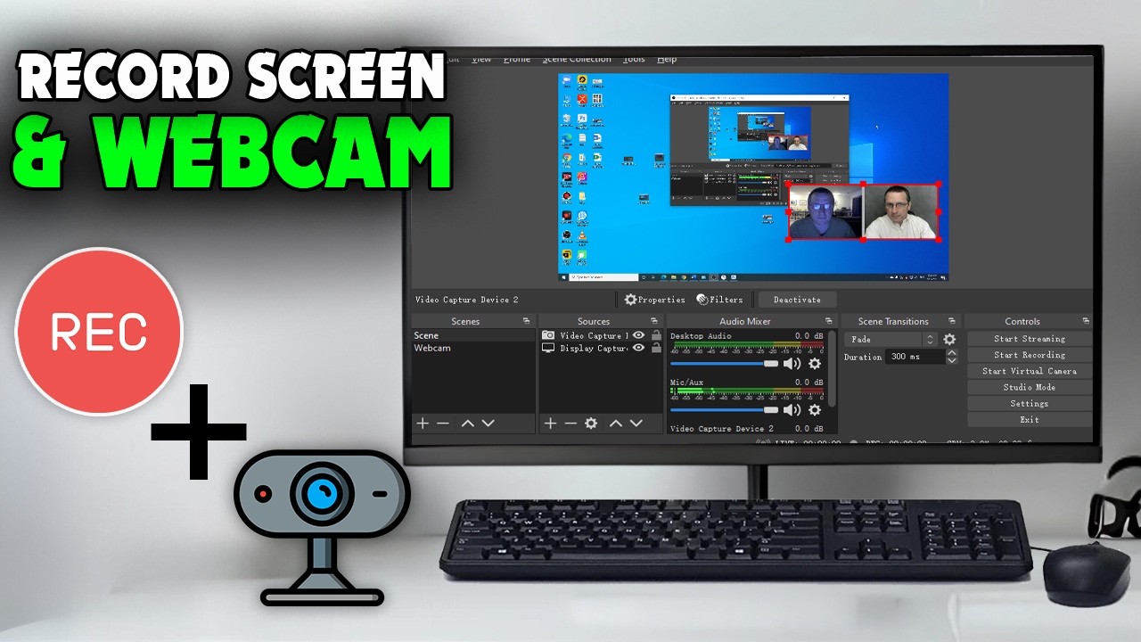 How to Record Webcam and Screen at the Same Time (2026) - YouTube