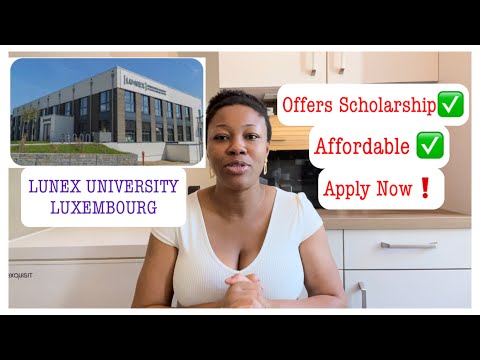 Study In Lu:nex University Luxembourg || Limited Scholarship Offers! Apply Now‼️