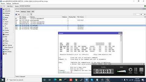 Mikrotik core router to distribution router A to Z full configuration