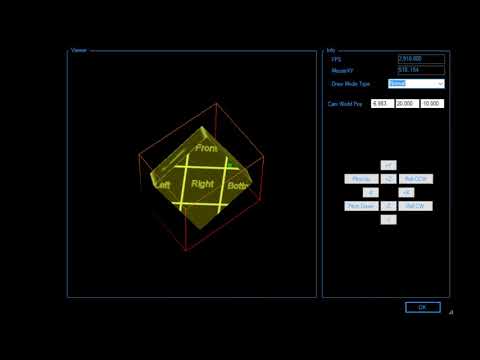 Tumbling Cube with Axis Aligned Bounding Box