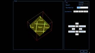 Tumbling Cube with Axis Aligned Bounding Box