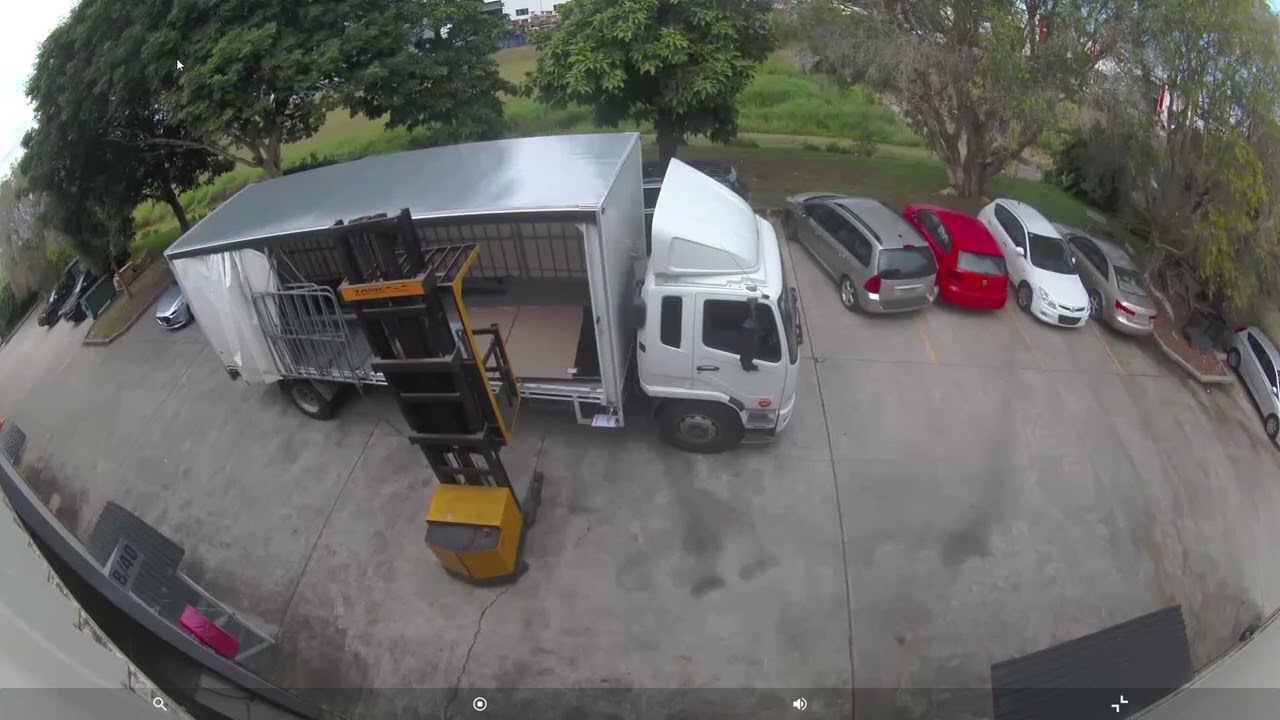 Smart Home Security  Forklift fail