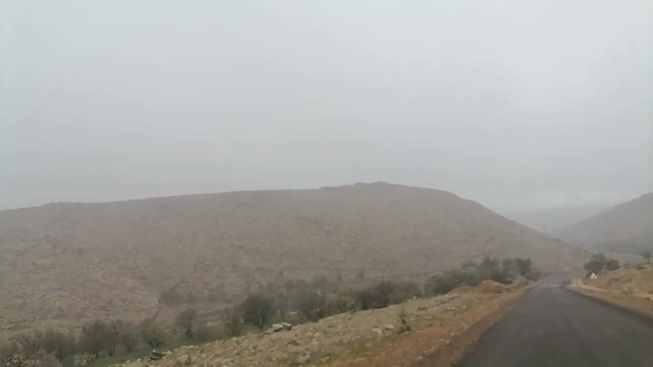 سقوط الثلوج يوم امس 4 مارس في اسايس وسيدي احساين تالون