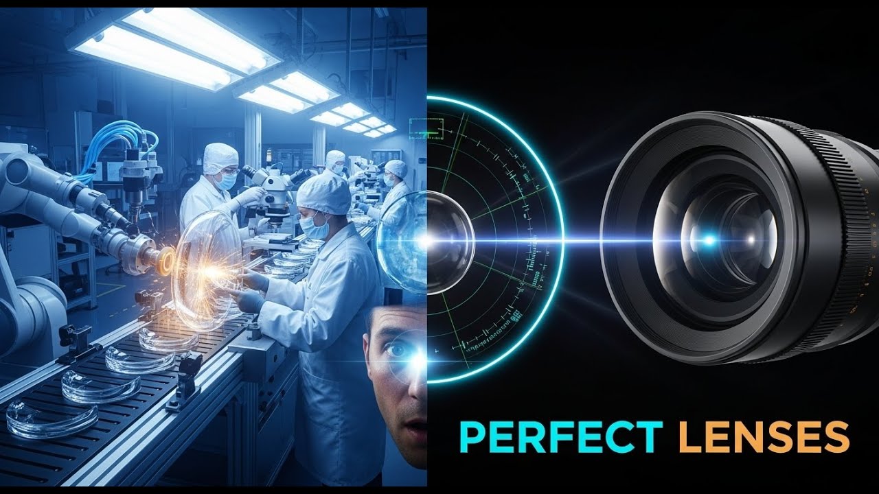 Precision optics manufacturing lines | How lenses and optical instruments are polished and tested
