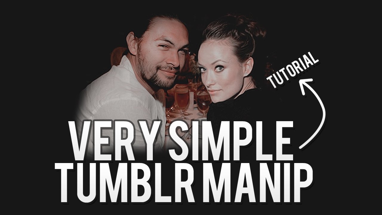 VERY SIMPLE TUMBLR MANIP | Manip tutorial | - YouTube