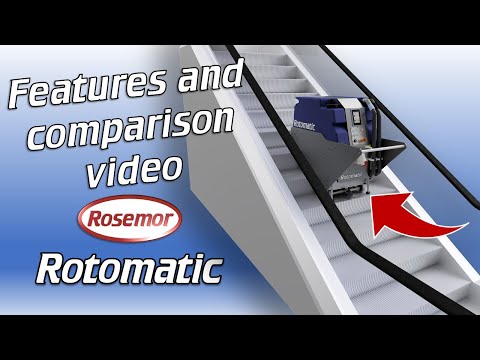 Rotomatic: آلة تنظيف السلالم المتحركة الجديدة من Rosemor