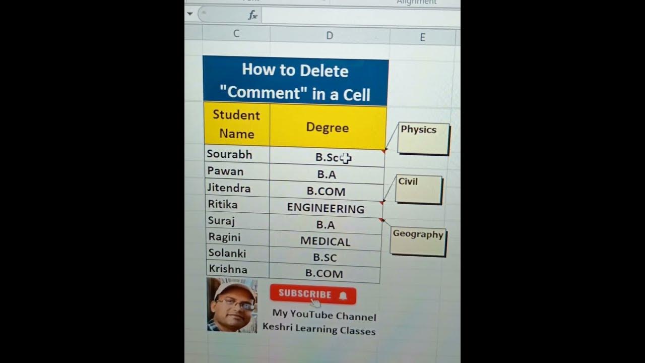 how-to-delete-comment-in-excel-how-to-delete-all-comments-in-excel