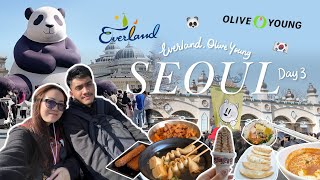 Korea vlog  ep4 | Everland, Olive Young, Korean meal, CU Mart, Convenient Store, Coex Mall