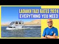 Leh ladakh taxi rates 2024  25  latest ladakh taxi cost  umling la  hanle taxi  dheeraj sharma