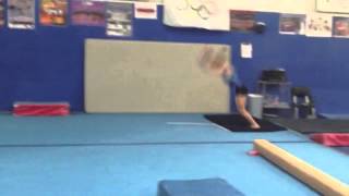 2013 Summer Training Double Back on Floor - L10 Chloe DeVries