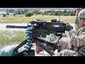 Shooting the mk19  m240    military training
