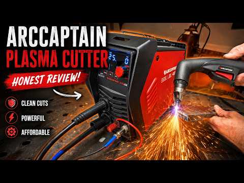 Putting the new Arccaptain Plasma Cutter to the test and New Rust Removal Feature