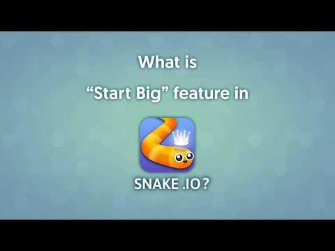 Snake.io Tutorial iOS - How to start Big - YouTube