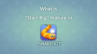 Snake.io Tutorial iOS - How to start Big