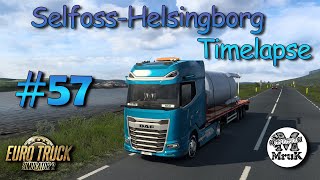 Euro Truck Simulator 2 #57 Selfoss-Helsingborg Timelapse