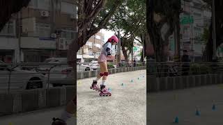Freestyle Slalom 20230212 skating