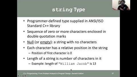 CS103 Computer Programming Lecture 07