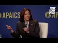 Kamala drops fbomb during event livestreamed by white house excuse my language