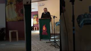 Jose Rosario Speaking At The Celebration Of Life For Barry M Franklin
