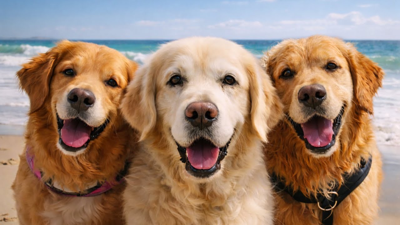 Get to Know These Three Golden Retrievers