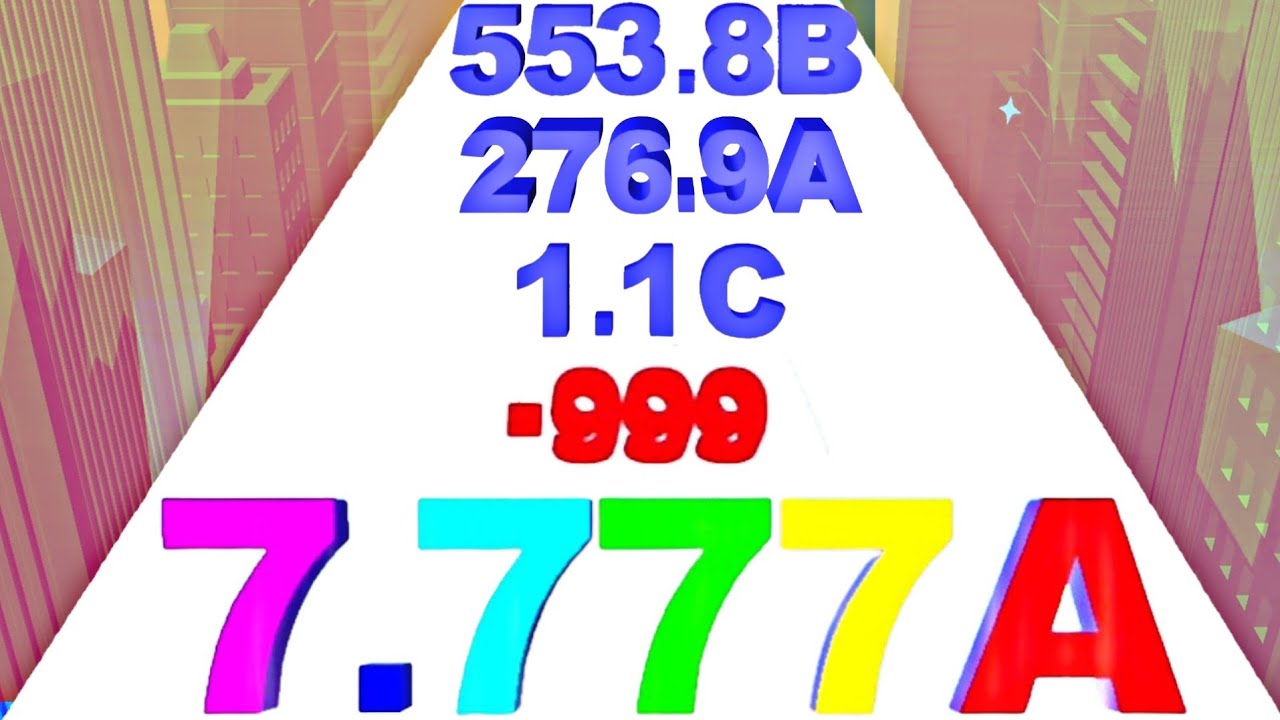 Number Merge Run - Shooting (Number Master, ASMR Gameplay Walkthrough Android iOS)