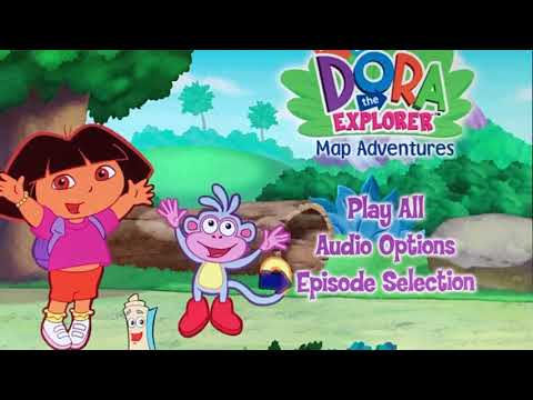 NICK JR DORA THE EXPLORER Map Adventures DVD Menu Walkthrough 🇦🇺 - YouTube