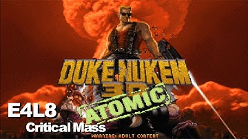 Duke Nukem 3D: Atomic Edition - E4L8: Critical Mass (100%) [DOSBox]