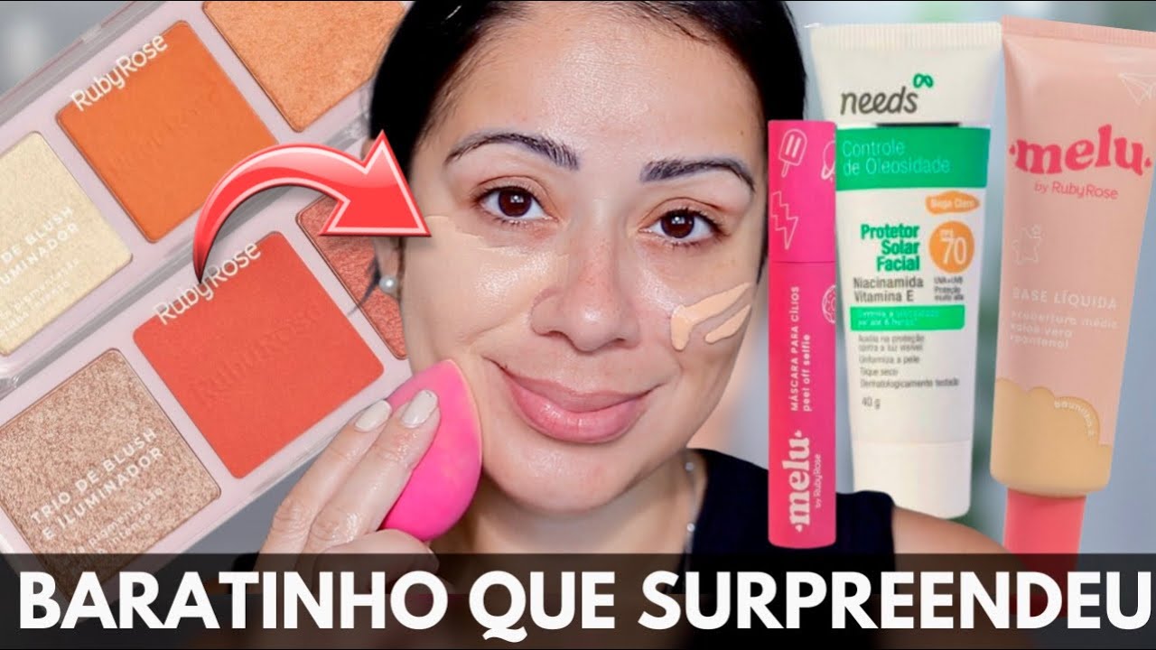 Make Fácil e Perfeita com Baratinhos | Testei Novidade Ruby Rose