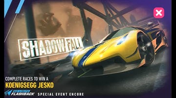 NFS No Limits NFSNL | Walk-through: Shadow Fall | Koenigsegg Jesko | 308 gold spent | Day 7 Midnight