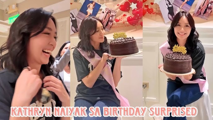 KATHRYN BERNARDO NAIYAK SA BIRTHDAY SURPRISE PARA SA KANYA TEARS OF JOY NGPR KY KTHRYN BERNARDO - YouTube