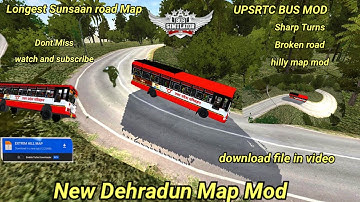 NEW MAP MOD BUSSID|| New hill Map Mod || BUSSID 3.71 NEW INDIAN MAP MOD || BUSSID indian map mod