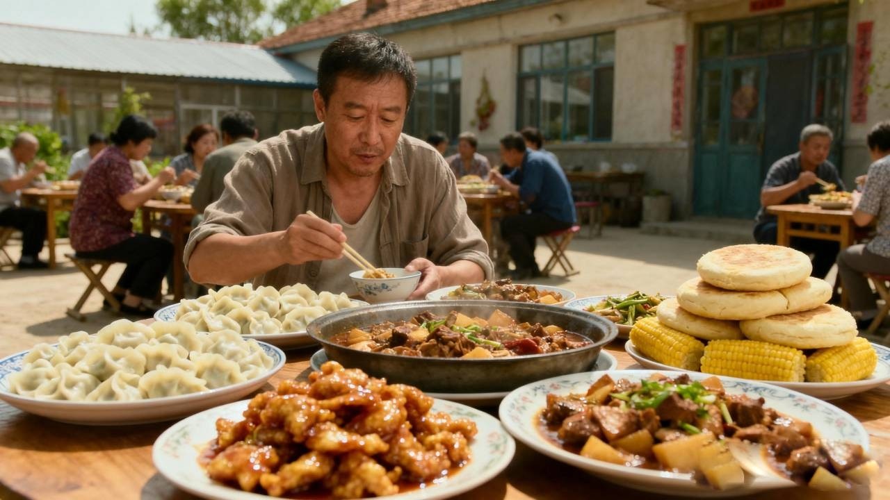 东北菜量到底有多大？4个菜219听着不便宜 7个人三天都吃不完.【舟小九】