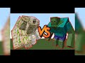 100 zombies vs 25 iron golem battle ⚔️ #viral #shorts
