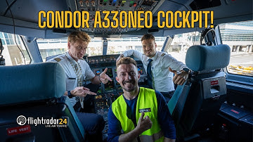Condor A330NEO Flight Deck to Mauritius!