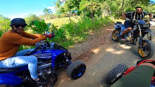 Visitando Una Hermosa Cascada en Cuatrimotos y Suzuki 400 SM - Salto de la Cima