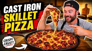 Easy Cast Iron Skillet Pizza Recipe