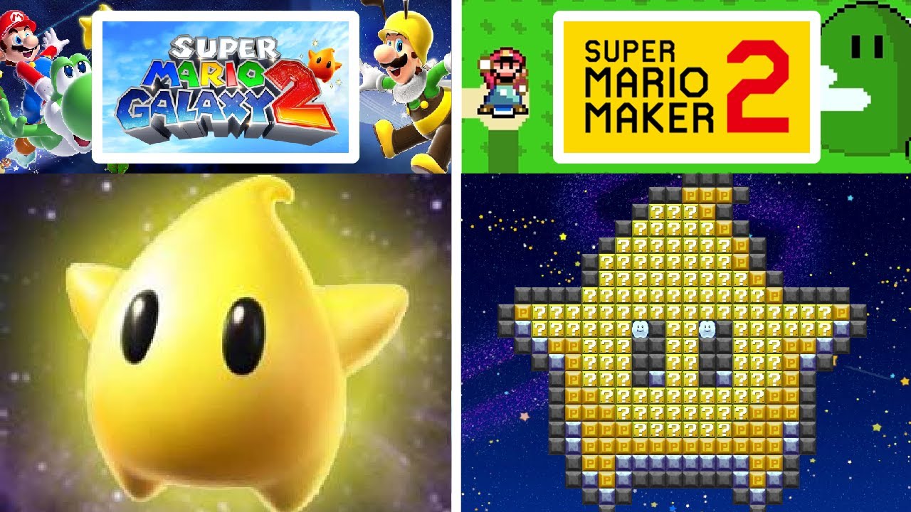 Super Mario Galaxy 2 FULL GAME Recreated in Super Mario