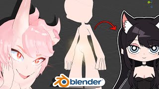 Making Actual VTuber Anime Women (REAL) Blender