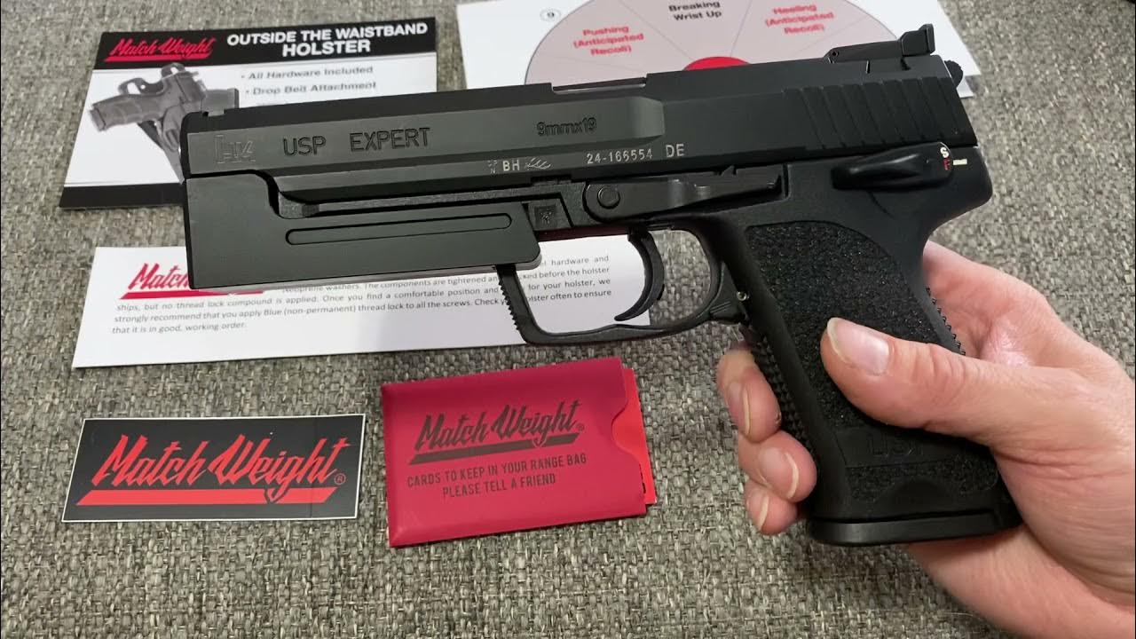 Hk USP Expert Match weight holster YouTube