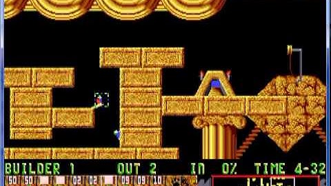 Lemmings 1 Mayham Level 13 The Great Lemming Caper