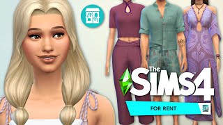 EVERY NEW CAS ITEM 🏠🌿 | Sims 4 For Rent Create A Sim Review