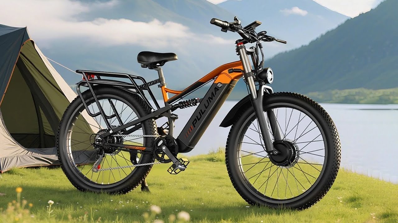 Электровелосипед PULUMA PE86, аккумулятор 48 В 20 Ач, двигатель 1000 Вт, 26 дюймов, городской эле...